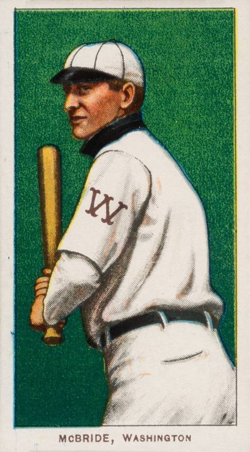 1909 White Borders Cycle 350 McBride, Washington #312 Baseball Card