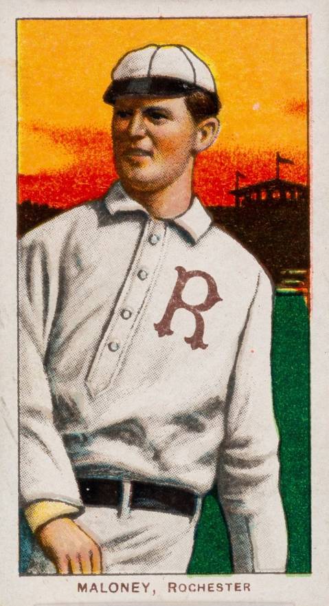 1909 White Borders Cycle 350 Maloney, Rochester #299 Baseball Card