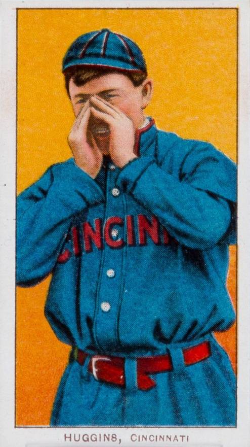 1909 White Borders Cycle 350 Huggins, Cincinnati #224 Baseball Card