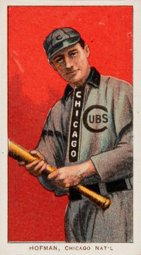 1909 White Borders Cycle 350 Hofman, Chicago Nat'L #218 Baseball Card