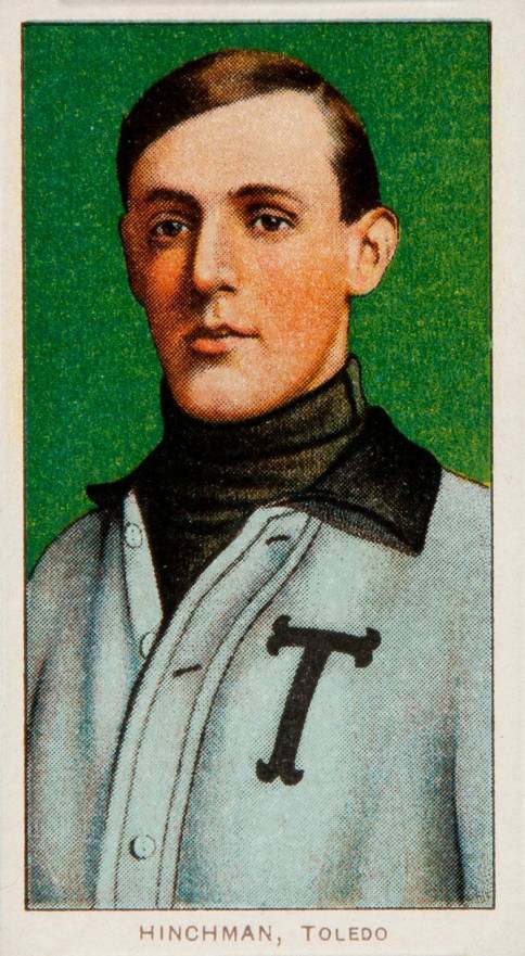 1909 White Borders Cycle 350 Hinchman, Toledo #214 Baseball Card
