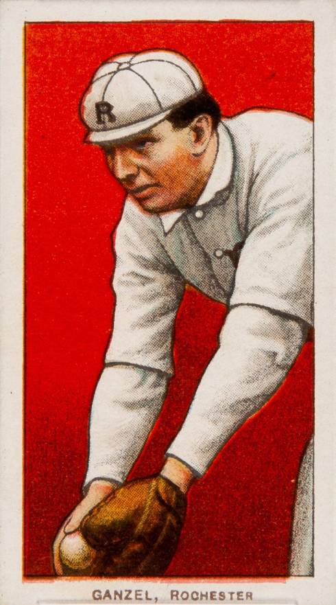 1909 White Borders Cycle 350 Ganzel, Rochester #185 Baseball Card