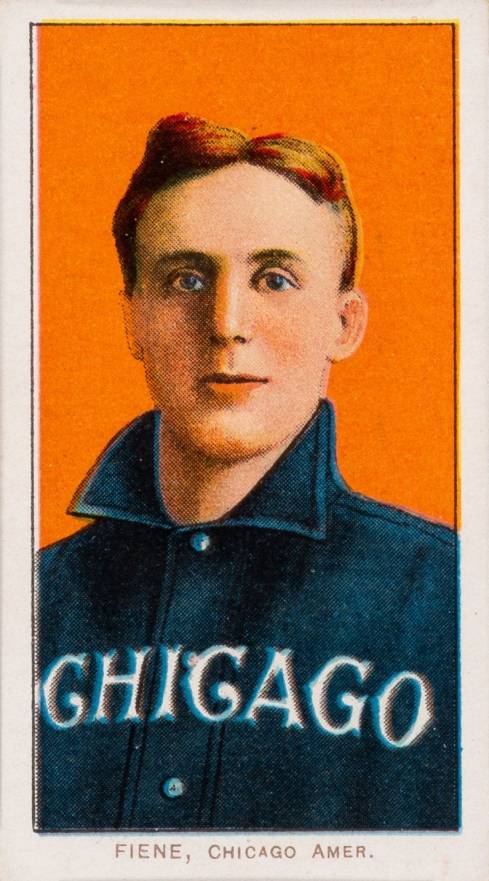 1909 White Borders Cycle 350 Fiene, Chicago Amer. #172 Baseball Card