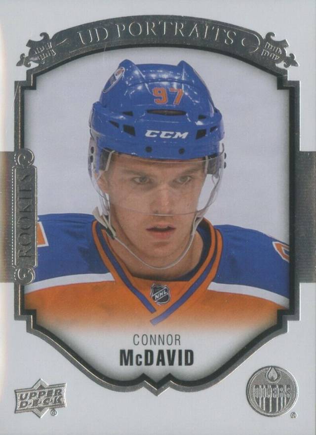 2015 Upper Deck Portraits Connor McDavid #P-100 Hockey Card