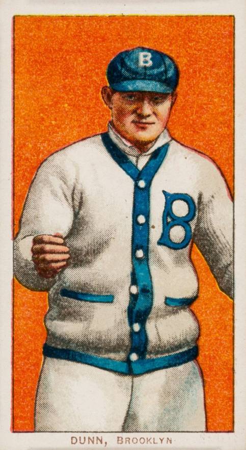 1909 White Borders Cycle 350 Dunn, Brooklyn #155 Baseball Card