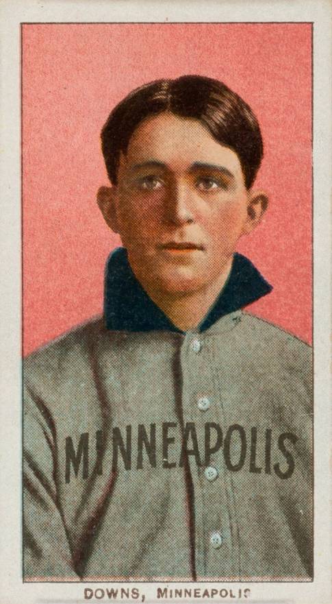 1909 White Borders Cycle 350 Downs, Minneapolis #146 Baseball Card