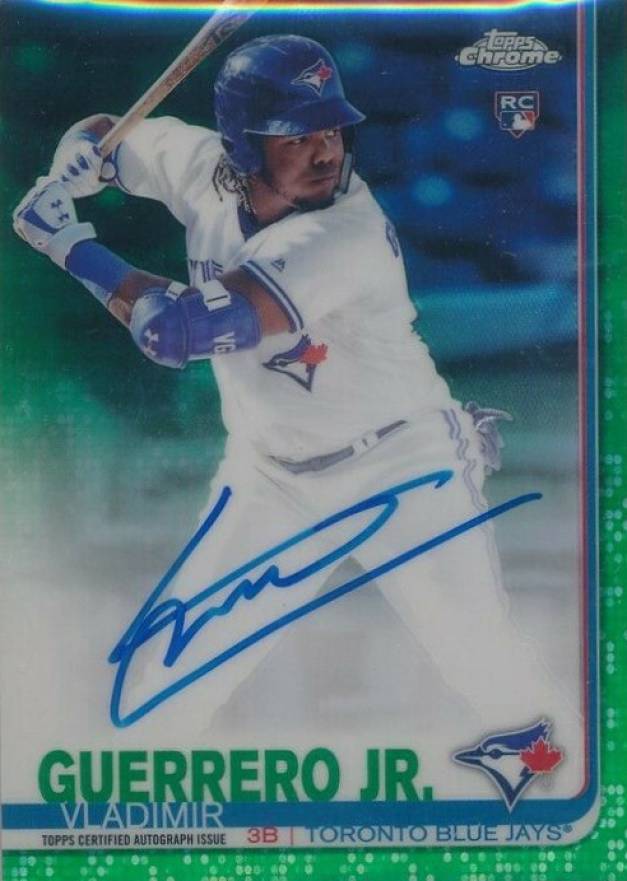 2019 Topps Chrome Rookie Autographs Vladimir Guerrero Jr. #RA-VGJ Baseball Card