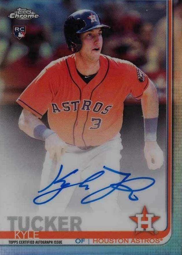 2019 Topps Chrome Rookie Autographs Kyle Tucker #RA-KT Baseball Card