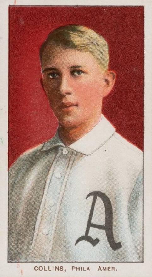1909 White Borders Cycle 350 Collins, Phila. Amer. #101 Baseball Card