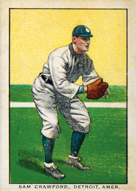 1911 Brunners Bread Sam Crawford, Detroit Amer. # Baseball Card