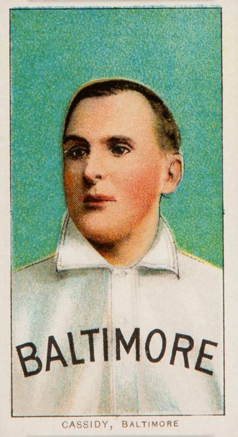1909 White Borders Cycle 350 Cassidy, Baltimore #76 Baseball Card