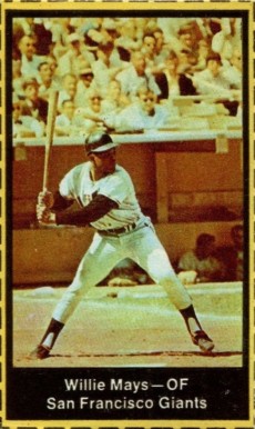 1969 Nabisco Team Flakes Willie Mays # Baseball Card