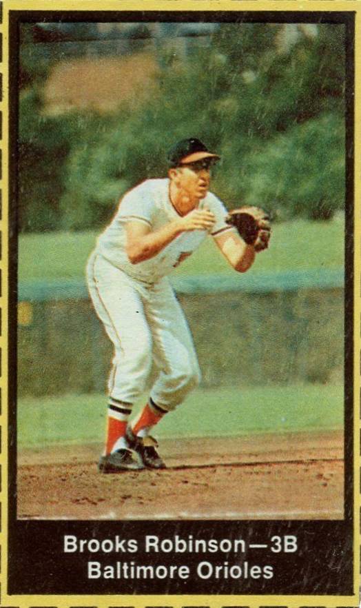 1969 Nabisco Team Flakes Brooks Robinson # Baseball Card