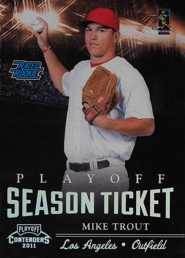 2011 Playoff Contenders Mike Trout #17 Baseball Card