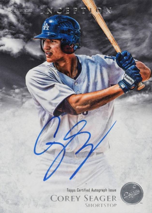 2013 Bowman Inception Prospects Autographs Corey Seager #PA-CS Baseball Card