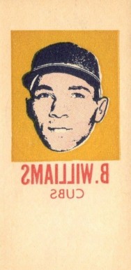 1964 Topps Photo Tattoos Billy Williams # Baseball Card