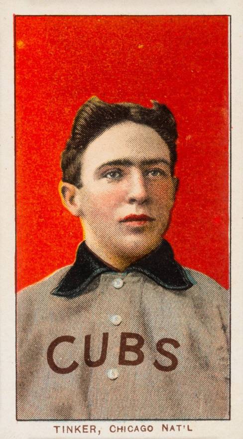 1909 White Borders Piedmont & Sweet Caporal Tinker, Chicago Nat'L #488 Baseball Card