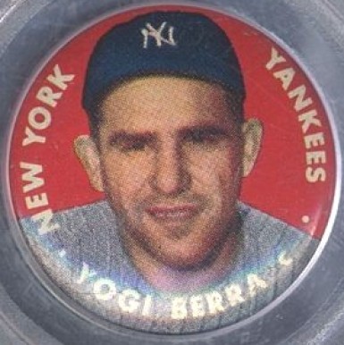 1956 Topps Pins Yogi Berra # Baseball Card