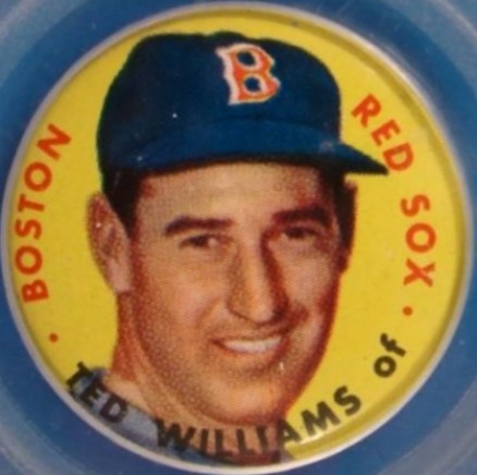 1956 Topps Pins Ted Williams # Baseball Card