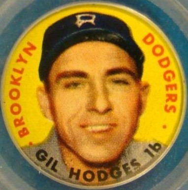 1956 Topps Pins Gil Hodges # Baseball Card