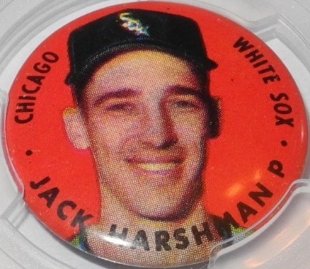 1956 Topps Pins Jack Harshman # Baseball Card