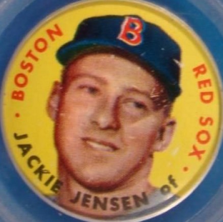 1956 Topps Pins Jackie Jensen # Baseball Card