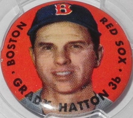 1956 Topps Pins Grady Hatton # Baseball Card