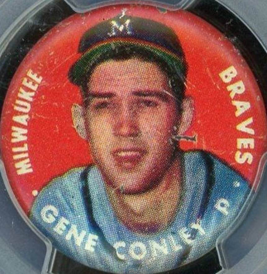 1956 Topps Pins Gene Conley # Baseball Card