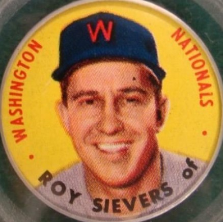1956 Topps Pins Roy Sievers # Baseball Card