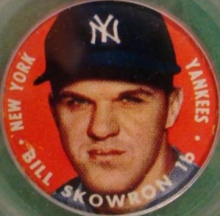 1956 Topps Pins Bill Skowron # Baseball Card
