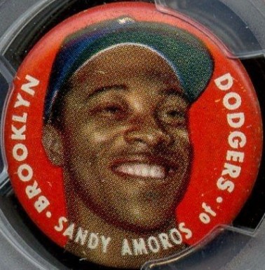 1956 Topps Pins Sandy Amoros # Baseball Card