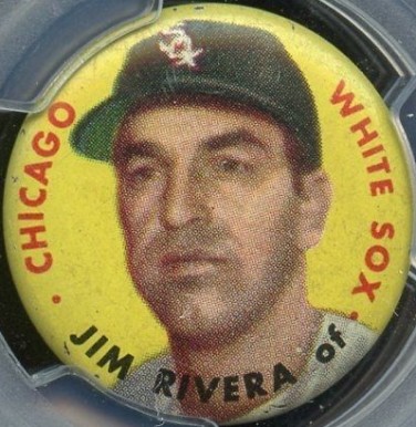 1956 Topps Pins Jim Rivera # Baseball Card