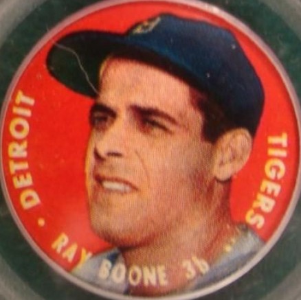 1956 Topps Pins Ray Boone # Baseball Card