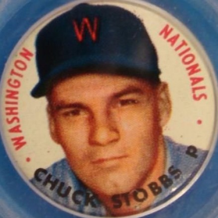 1956 Topps Pins Chuck Stobbs # Baseball Card