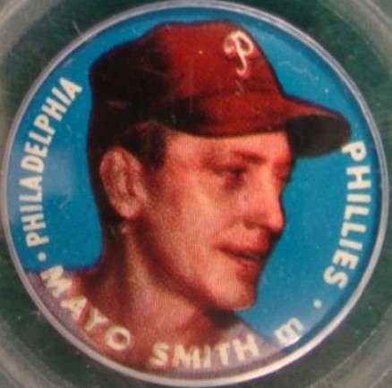 1956 Topps Pins Mayo Smith # Baseball Card