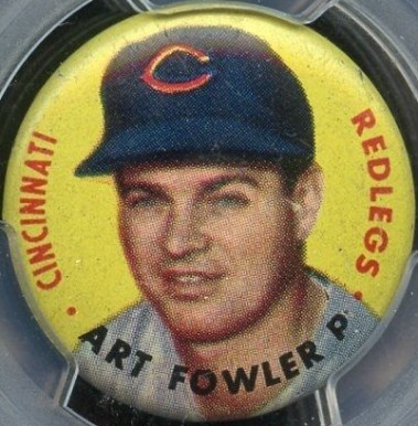 1956 Topps Pins Art Fowler # Baseball Card