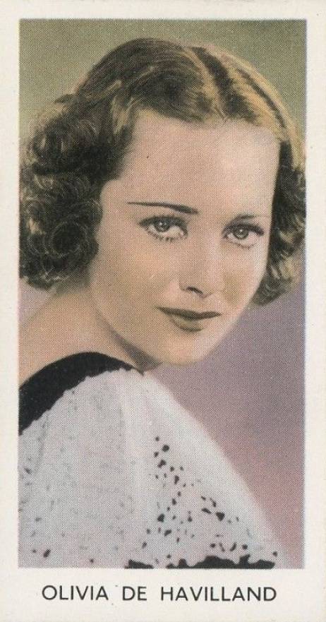 1939 Abdulla & Co. Screen Stars Olivia de Havilland #4 Non-Sports Card