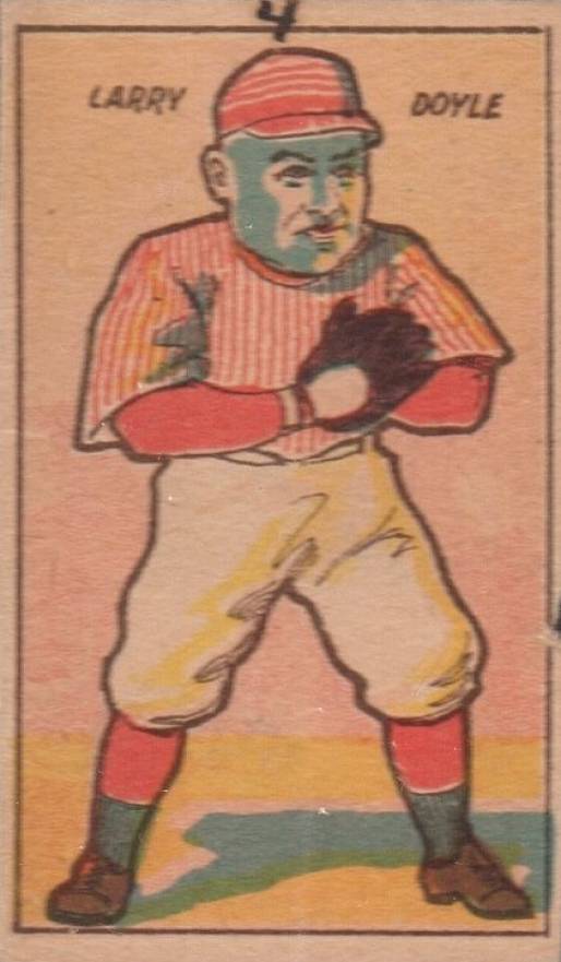 1916 Strip Card Big Head Larry Doyle # Baseball Card
