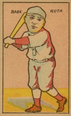 1916 Strip Card Big Head Babe Ruth # Baseball Card