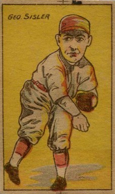 1916 Strip Card Big Head Geo. Sisler # Baseball Card