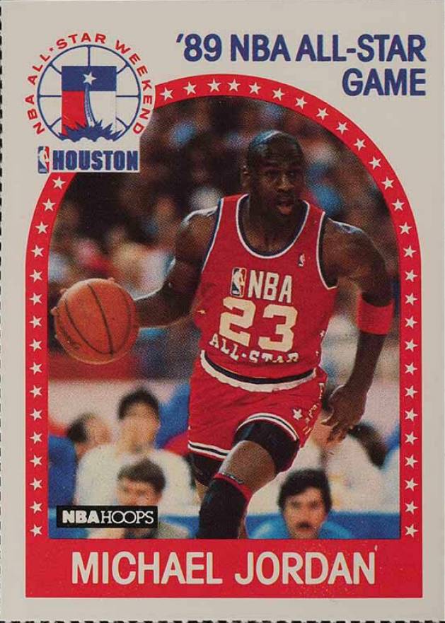 1989 Hoops All-Star Panels Michael Jordan #21 Basketball Card