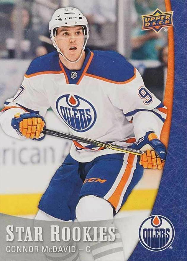 2015-16 Upper Deck Star #1 Connor McDavid Rookie Card Graded BCCG 10 