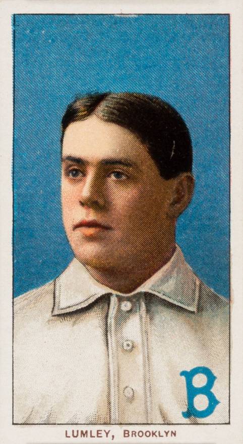 1909 White Borders Piedmont & Sweet Caporal Lumley, Brooklyn #291 Baseball Card
