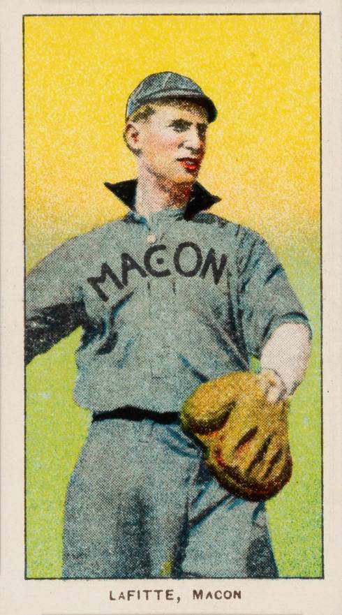 1909 White Borders Piedmont & Sweet Caporal Lafitte, Macon #268 Baseball Card