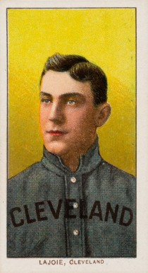 1909 White Borders Piedmont & Sweet Caporal Lajoie, CLeveland #269 Baseball Card
