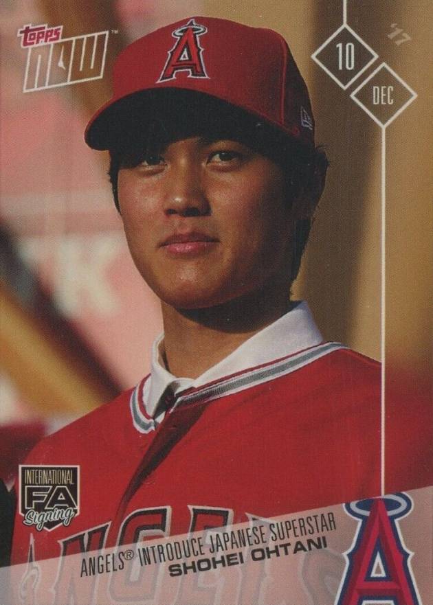 2017 Topps Now Off-Season Shohei Ohtani #OS-80 Baseball Card