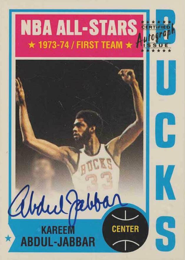 2001 Topps Abdul-Jabbar Reprints  Kareem Abdul-Jabbar #6 Basketball Card