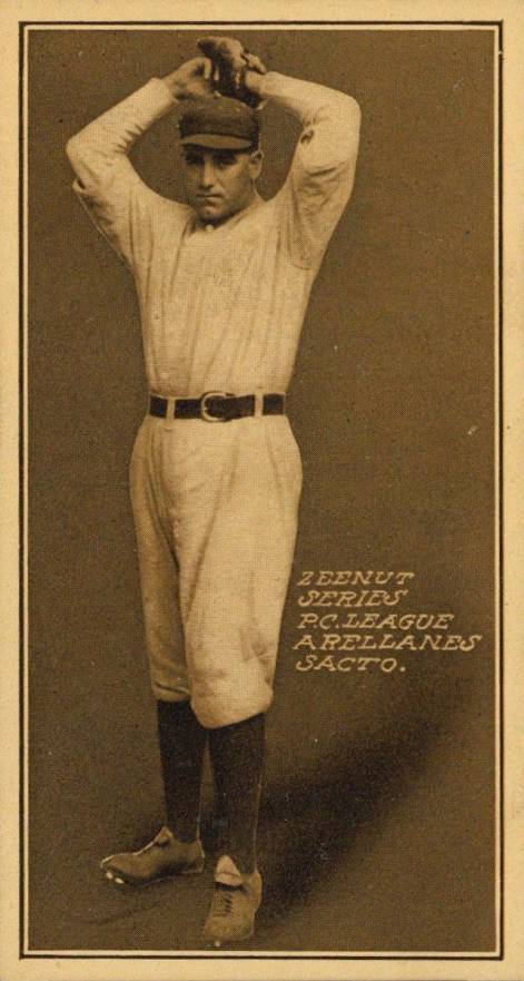 1911 Zeenut Pacific Coast League Arellanes # Baseball Card