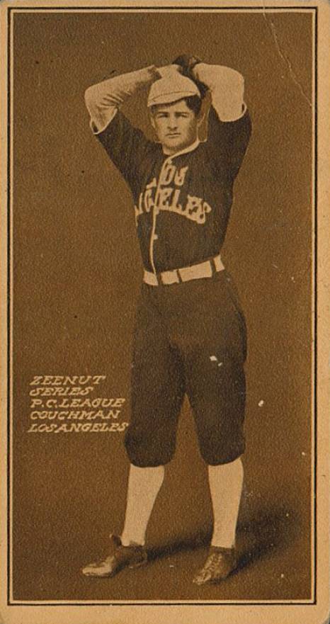 1911 Zeenut Pacific Coast League Bob Couchman # Baseball Card
