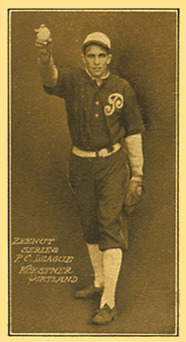 1911 Zeenut Pacific Coast League Koestner # Baseball Card